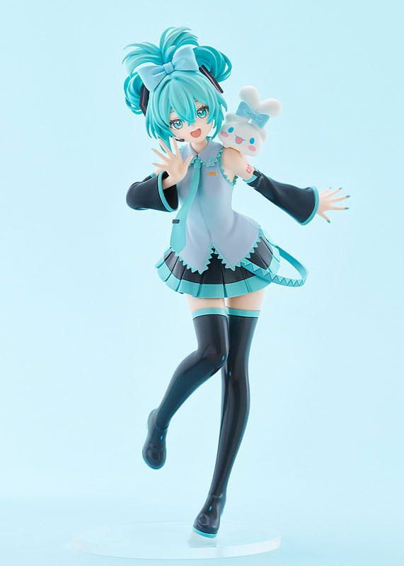 POP UP PARADE 初音ミク×シナモロール 初音ミク シナモロールコラボVer. L size 完成品フィギュア
