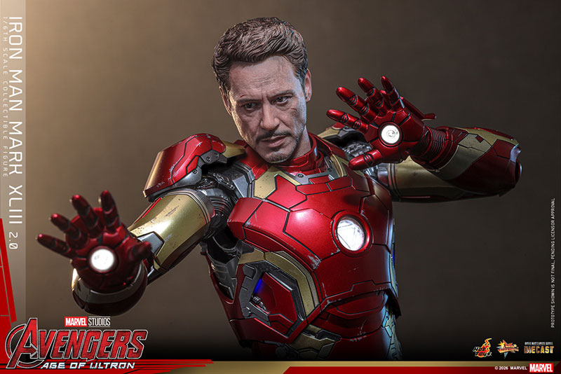 ムービー・マスターピース DIECAST 1/6 アイアンマン マーク43 2.0版 延期前倒可能性大