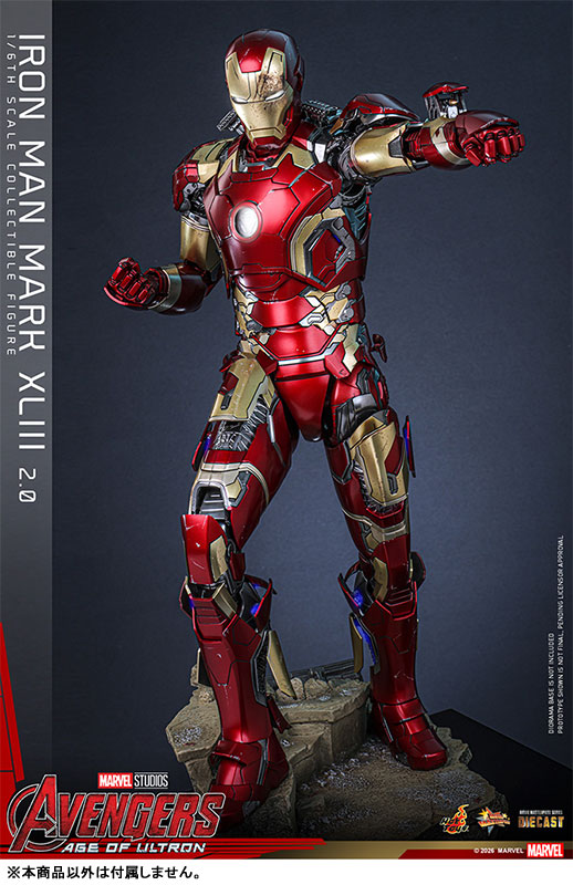 ムービー・マスターピース DIECAST 1/6 アイアンマン マーク43 2.0版 延期前倒可能性大
