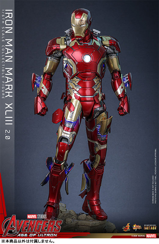 ムービー・マスターピース DIECAST 1/6 アイアンマン マーク43 2.0版 延期前倒可能性大