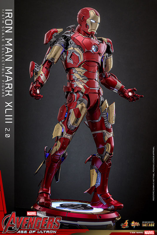 ムービー・マスターピース DIECAST 1/6 アイアンマン マーク43 2.0版 延期前倒可能性大
