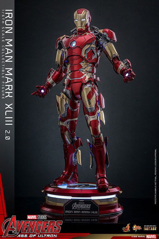 ムービー・マスターピース DIECAST 1/6 アイアンマン マーク43 2.0版 延期前倒可能性大