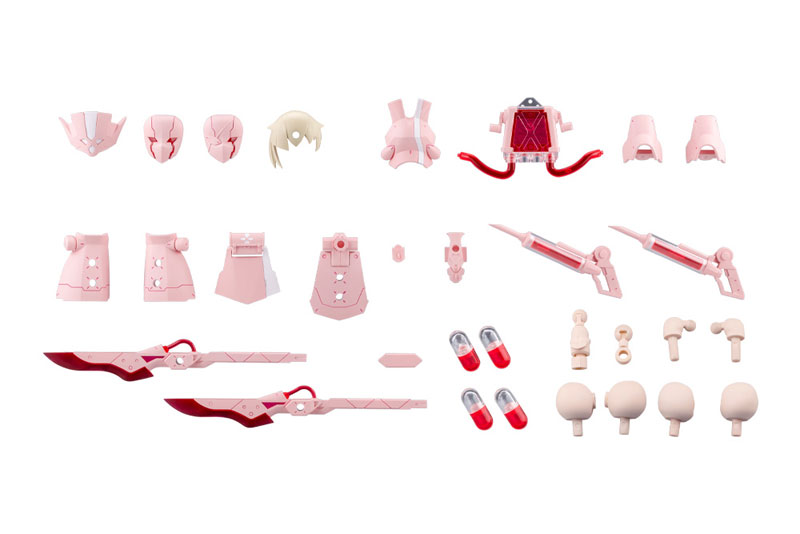 無限邂逅メガロマリア メタモルフォーゼユニット エクスアーマー ピンクナース プラモデル