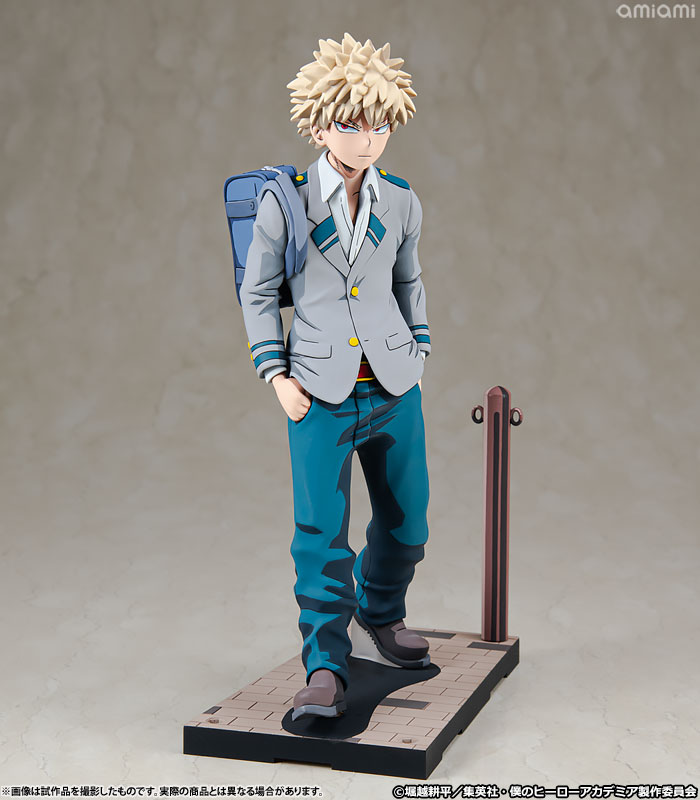 アニメ「僕のヒーローアカデミア」爆豪勝己 雄英高校制服 二次元化Ver. 1/8 完成品フィギュア