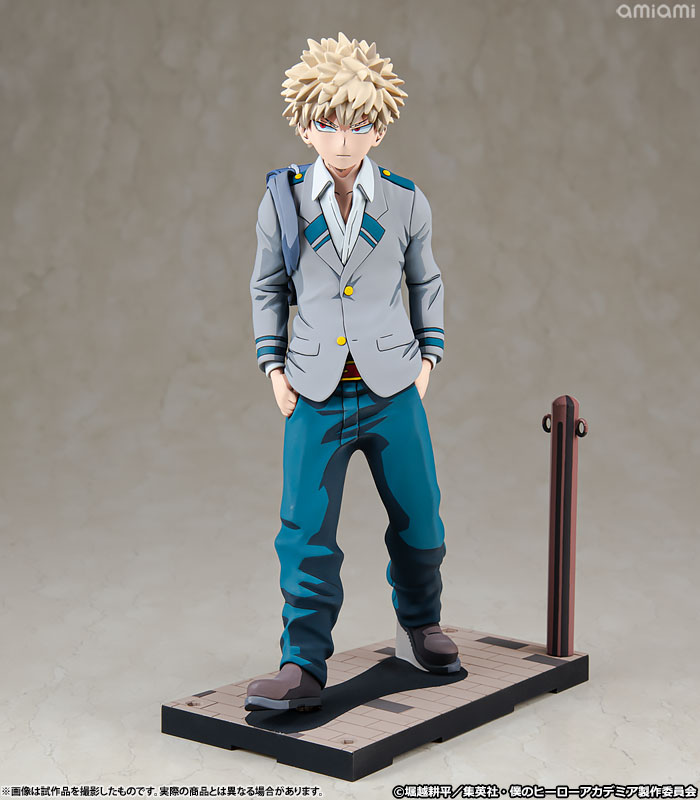 アニメ「僕のヒーローアカデミア」爆豪勝己 雄英高校制服 二次元化Ver. 1/8 完成品フィギュア