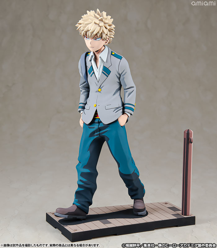 アニメ「僕のヒーローアカデミア」爆豪勝己 雄英高校制服 二次元化Ver. 1/8 完成品フィギュア