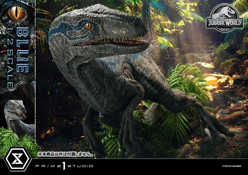 【前入金 銀行振込のみ】レガシーミュージアムコレクション ジュラシック・ワールド/炎の王国 ブルー 1/2 スケール