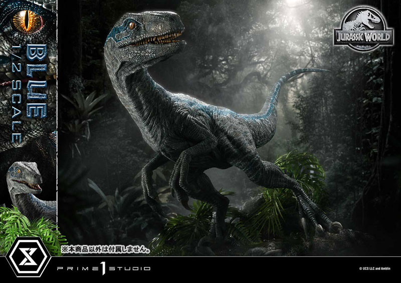 【前入金 銀行振込のみ】レガシーミュージアムコレクション ジュラシック・ワールド/炎の王国 ブルー 1/2 スケール