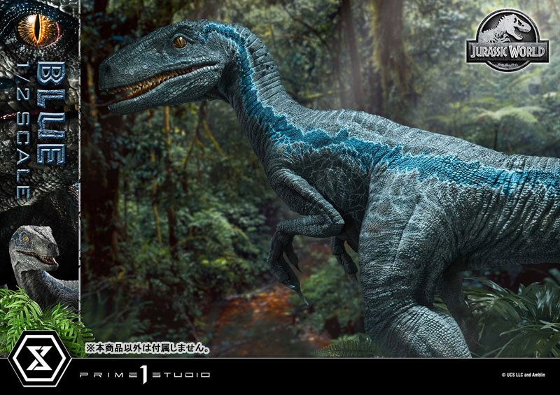 【前入金 銀行振込のみ】レガシーミュージアムコレクション ジュラシック・ワールド/炎の王国 ブルー 1/2 スケール