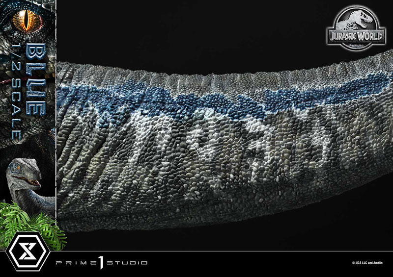 【前入金 銀行振込のみ】レガシーミュージアムコレクション ジュラシック・ワールド/炎の王国 ブルー 1/2 スケール