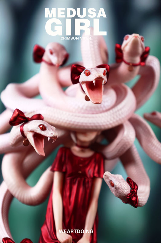 メデューサガール クリムゾンバイパー よしおか 完成品フィギュア ディテール拡大
