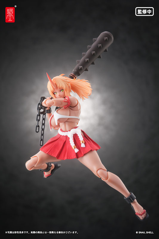 鬼巫女 次女・紅葉 フィギュア 背面