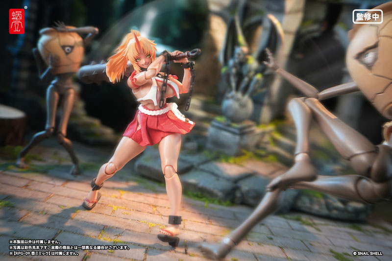 鬼巫女 次女・紅葉 フィギュア 衣装ディテールアップ