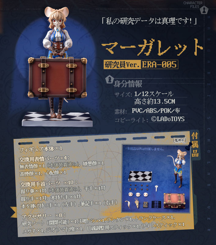 マーガレット 表情パーツ 嫌悪顔 ディテール