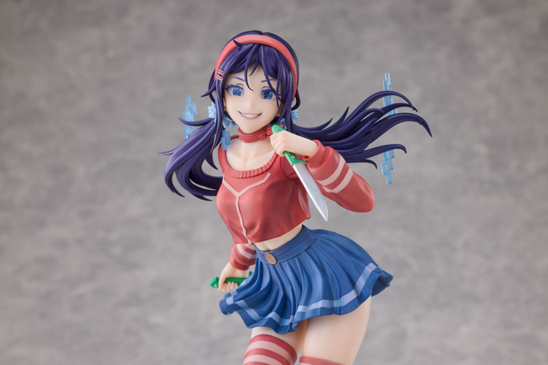 親切なミタ フィギュア 側面シルエット 髪の流れ