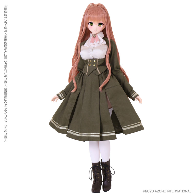 ユリヤ Classic olive ver 横姿 ウェーブヘア デザイン