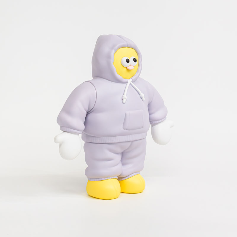 #1 スウェットを着たソフビのトモダチ！(イエロー)