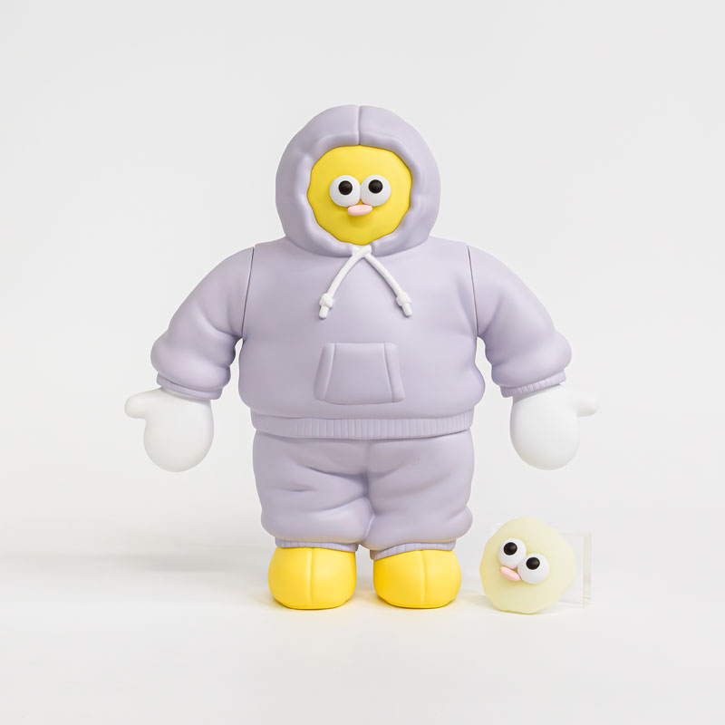 #1 スウェットを着たソフビのトモダチ！(イエロー)