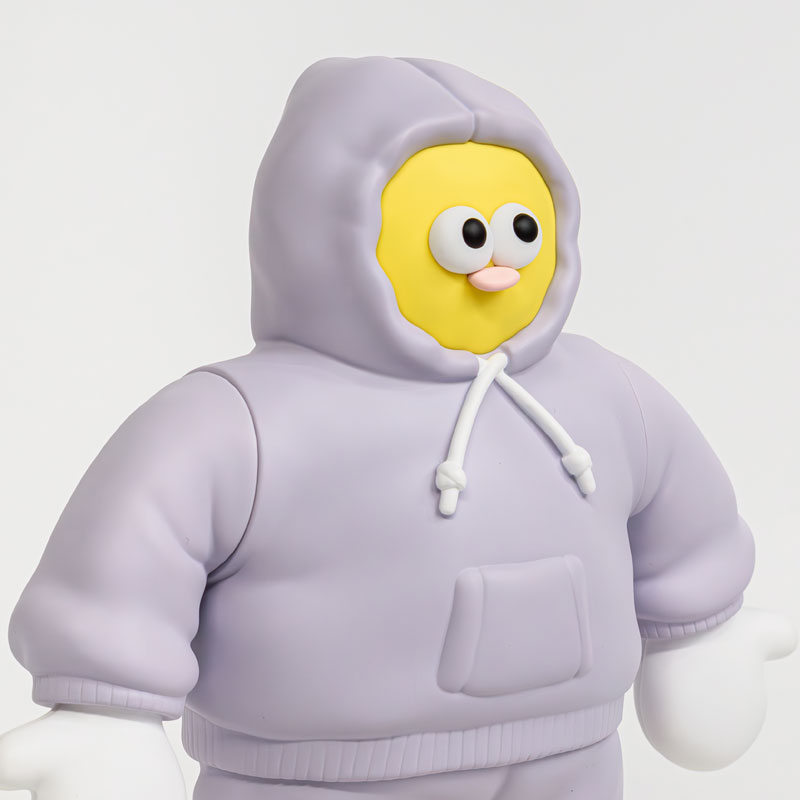 #1 スウェットを着たソフビのトモダチ！(イエロー)