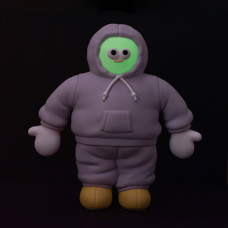 #1 スウェットを着たソフビのトモダチ！(イエロー)