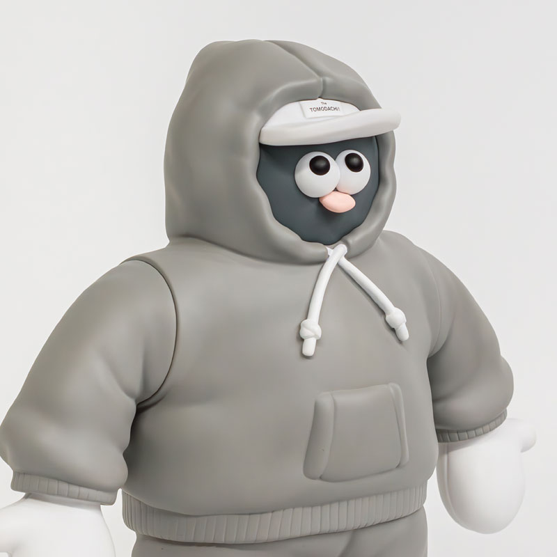 #2 スウェットを着たソフビのトモダチ！(グレー・キャップ)