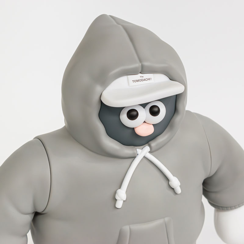 #2 スウェットを着たソフビのトモダチ！(グレー・キャップ)