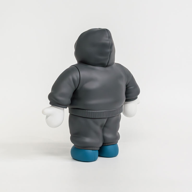 #3 スウェットを着たソフビのトモダチ！(ネイビー・ニットキャップ)