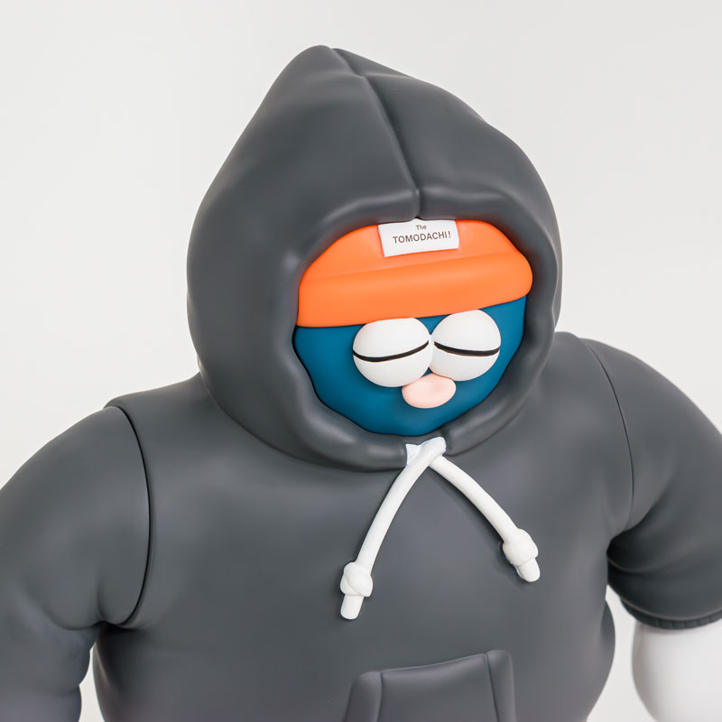 #3 スウェットを着たソフビのトモダチ！(ネイビー・ニットキャップ)