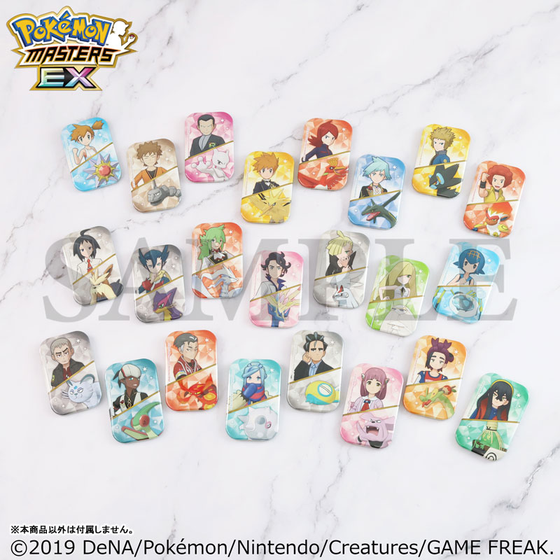 ポケモンマスターズ EX』 スクエア缶バッジ タケシ＆イワーク