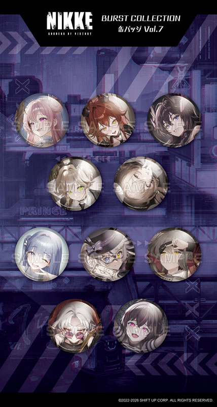 勝利の女神：NIKKE BURST COLLECTION缶バッジ Vol.7 10個入りBOX