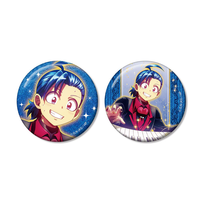 アニメ「魔入りました！入間くん」 鈴木入間 グリッター缶バッジ2個