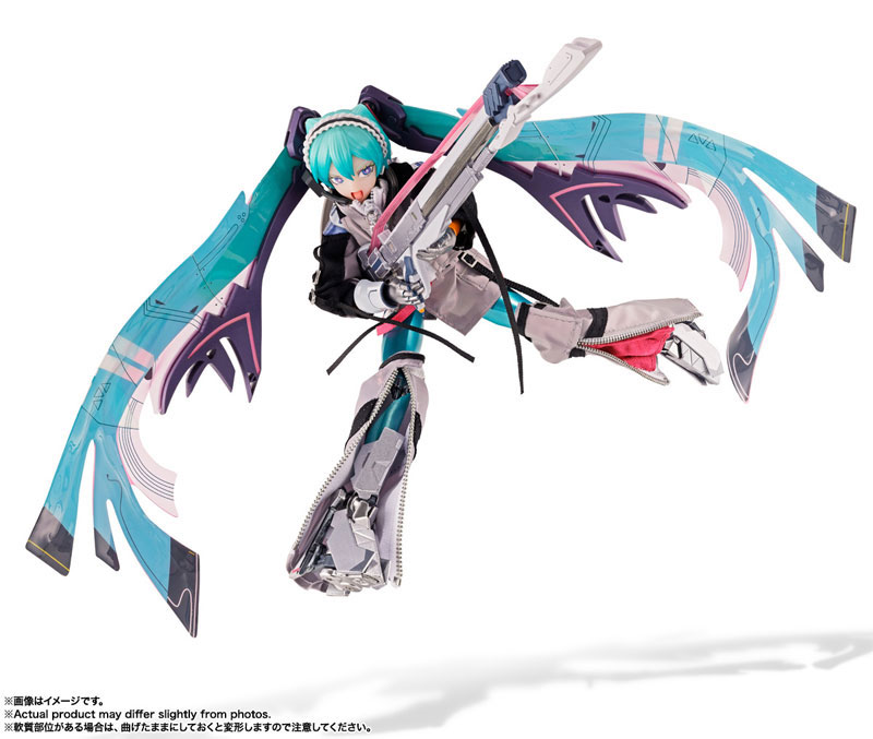 METAL BUILD 初音ミク スピーカー・ユニット展開ポーズ