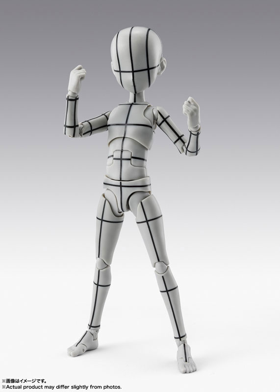 S.H.Figuarts ボディくん -杉森建- Edition-ワイヤーフレーム-(Gray Color Ver.)