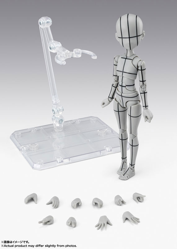S.H.Figuarts ボディちゃん -杉森建- Edition-ワイヤーフレーム-(Gray Color Ver.)