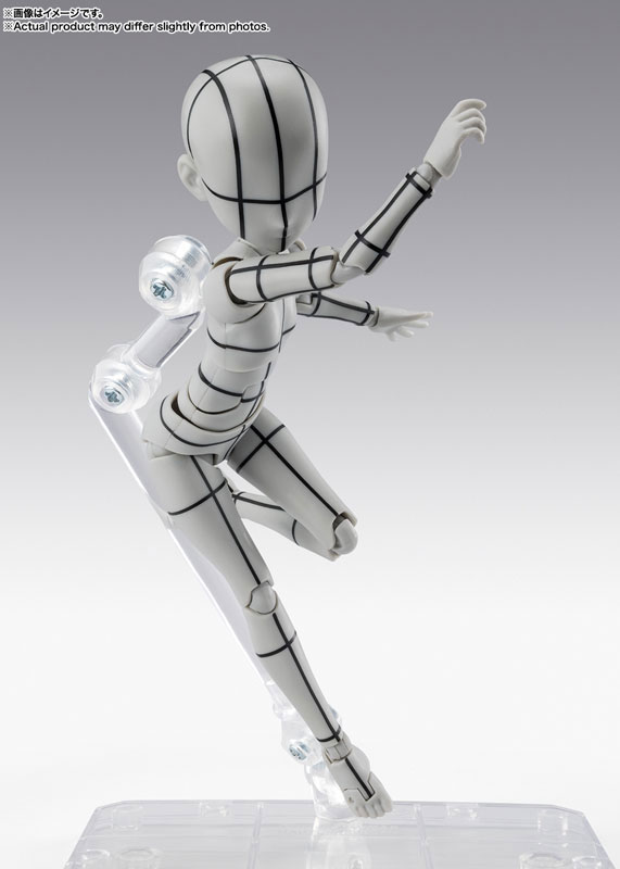 S.H.Figuarts ボディちゃん -杉森建- Edition-ワイヤーフレーム-(Gray Color Ver.)