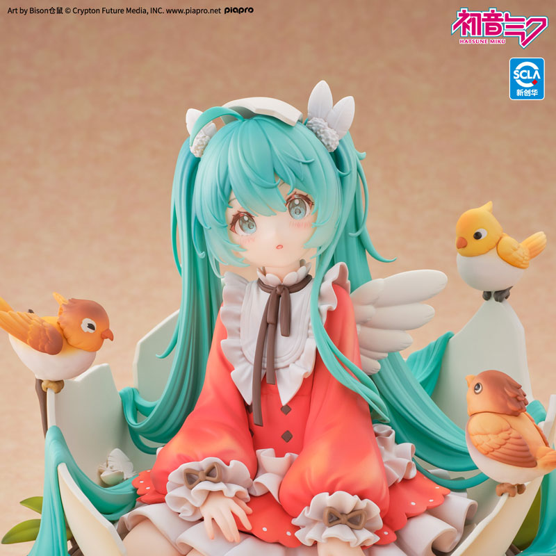 初音ミク 小鳥Ver. フィギュア 木漏れ日を感じさせる彩色