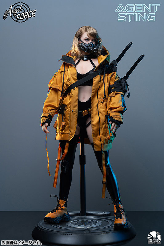 【前入金 銀行振込のみ】Angel Force- Agent Sting 1/3 可動式 シリカゲルフィギュア