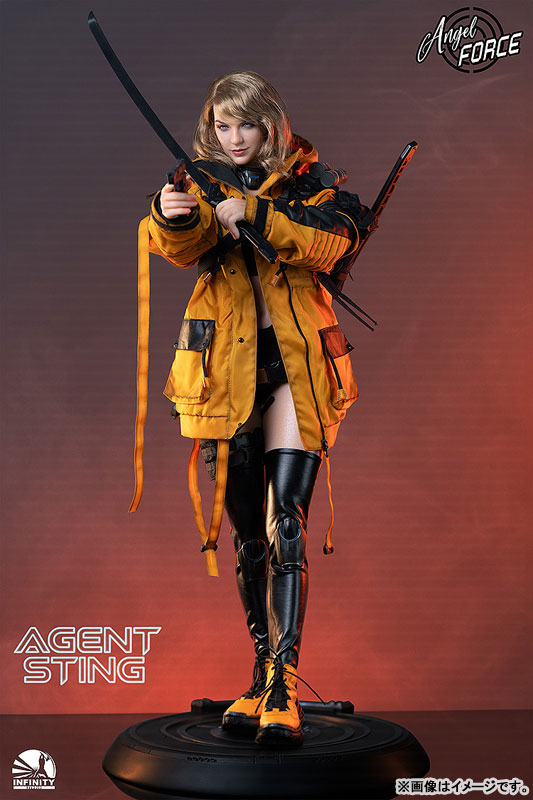 【前入金 銀行振込のみ】Angel Force- Agent Sting 1/3 可動式 シリカゲルフィギュア