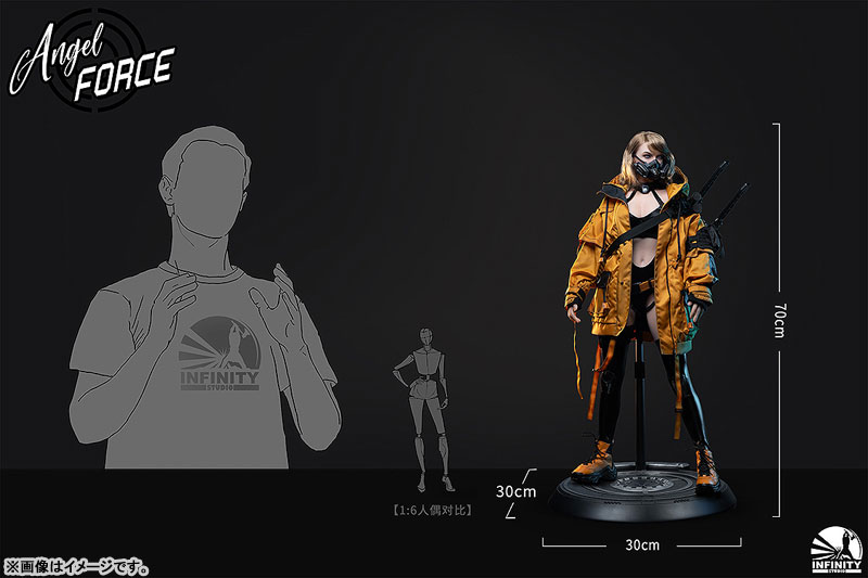 【前入金 銀行振込のみ】Angel Force- Agent Sting 1/3 可動式 シリカゲルフィギュア