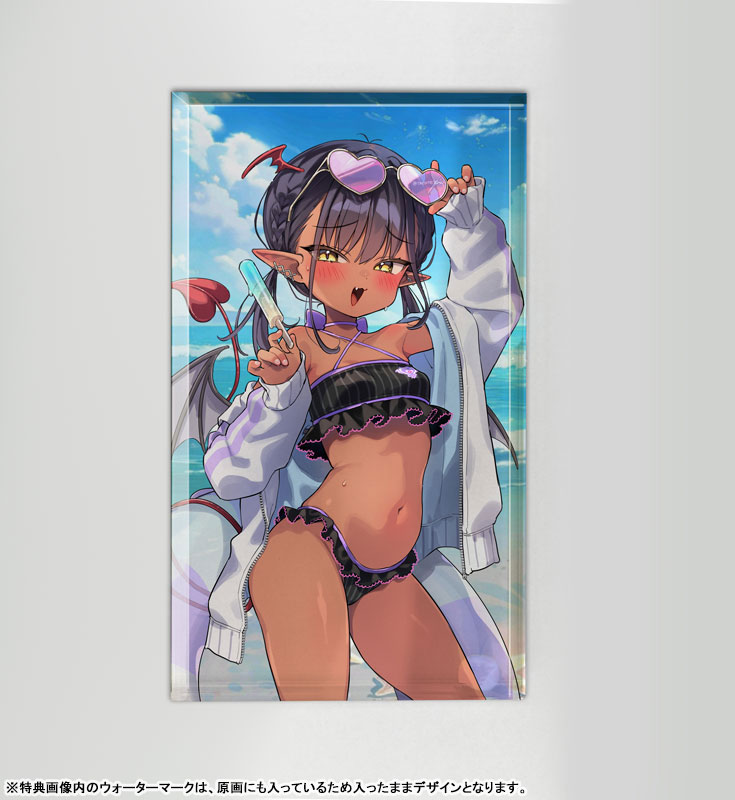 褐色サキュバスちゃん フィギュア 足元と台座 虎んと氏デザイン