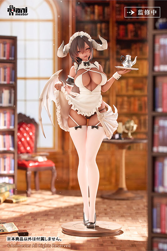 悪魔メイド、奉仕の時間 獄奈 フィギュアの足元のディテール