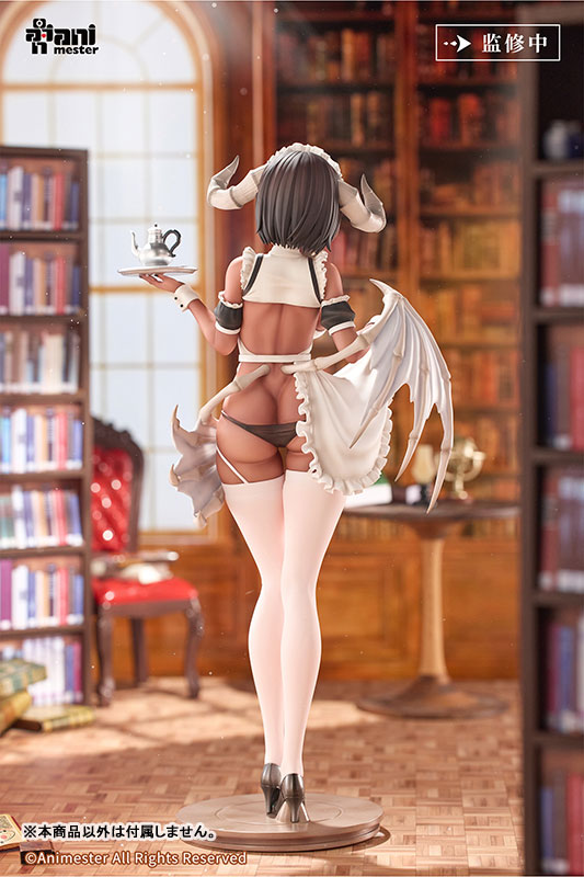 悪魔メイド、奉仕の時間 獄奈 フィギュアの斜め後ろからのアングル