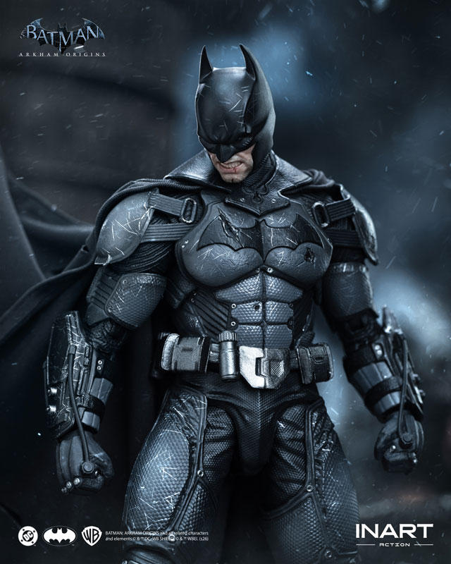 バットマン アーカム・ビギンズ バットマン(バトルダメージVer.) 1/12 完成品アクションフィギュア