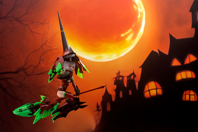 メガミデバイス エクソシスト HELL BLAZE 腕部可動範囲