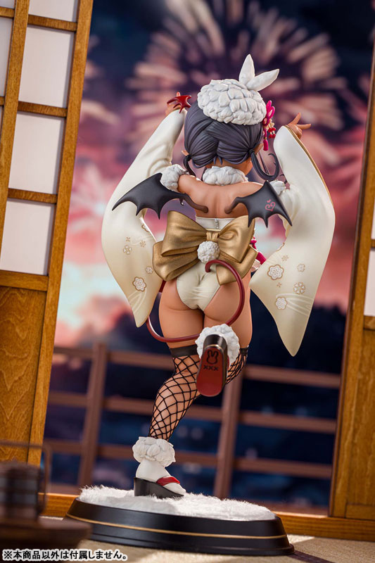 【特典】褐色サキュバスちゃん 晴れ着バニーVer. Illustrated by 虎んと 1/6 完成品フィギュア 通常版