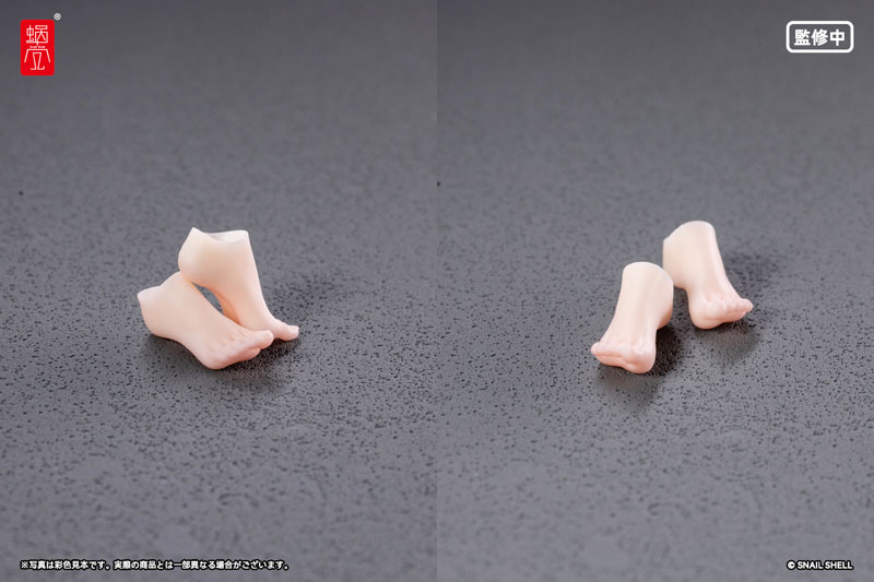 冒険者 スネイル用オプションフットパーツセット 1/12 完成品オプションパーツ