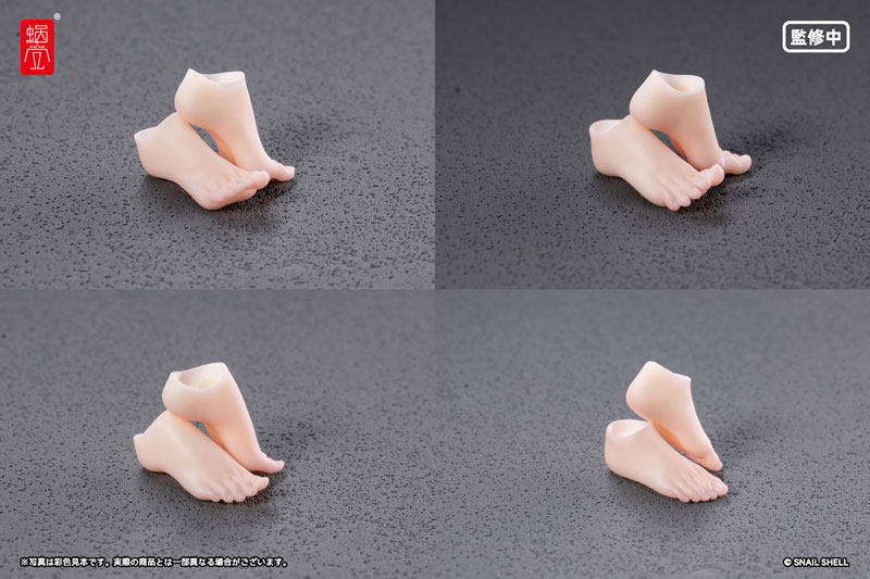 冒険者 スネイル用オプションフットパーツセット 1/12 完成品オプションパーツ