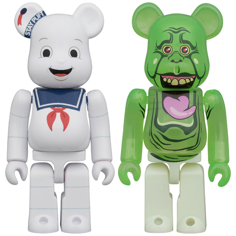 BE＠RBRICK 2PCS SET STAY PUFT MARSHMALLOW MAN ＆ SLIMER