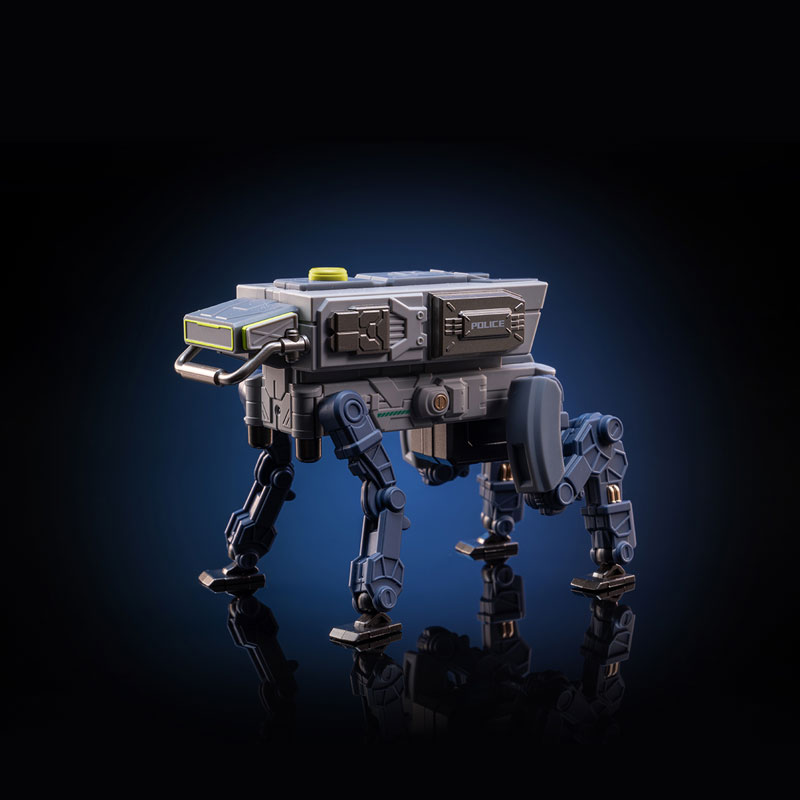 長安衛メカ・バイク 交通警察仕様 可動フィギュア[MOSHOWTOYS]《08月