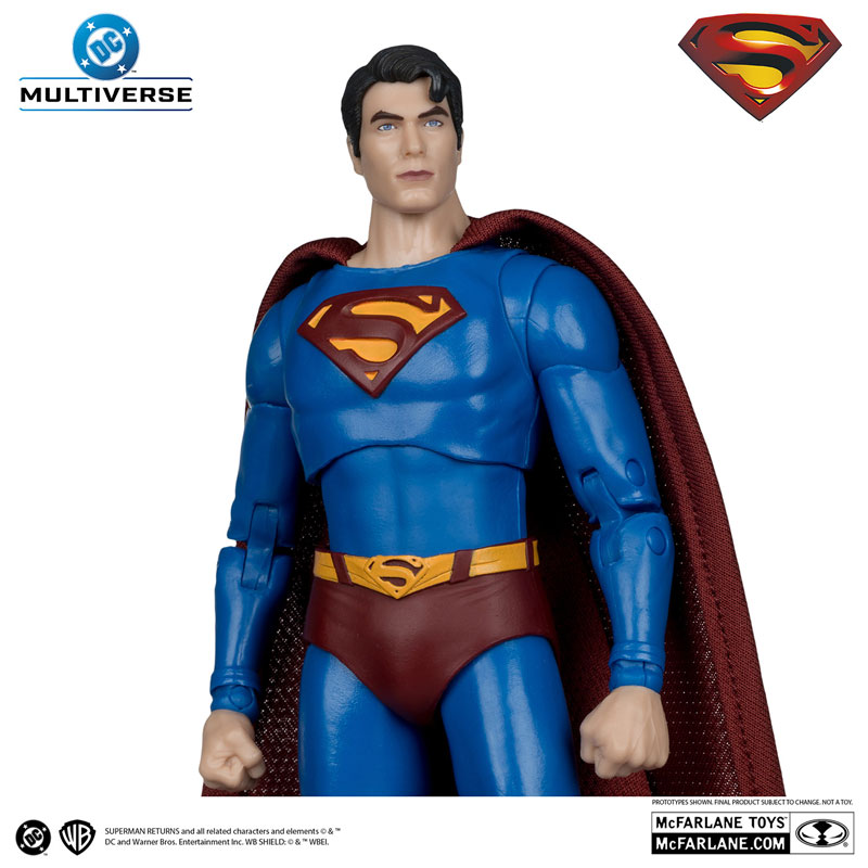 『DC』DCマルチバース 7インチ・アクションフィギュア #336 スーパーマン[映画『スーパーマン リターンズ』]